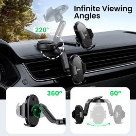 Držiak na mobil UGREEN Waterfall-Shaped s prísavkou čierny

 obrázok produktu 7 z 8