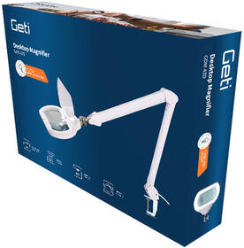 Stolná lampa Geti lupa GDM43D, regulácia jasu, 3 dioptrie biela

 obrázok produktu 6 z 6