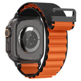 Remienok Spigen Fabric na Apple Watch 49/46/45/44mm čierny/oranžový

 obrázok produktu 6 z 15
