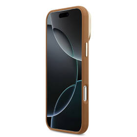 Kryt na mobil Guess PU Grained 4G Logo Stand Camera Frame na Apple iPhone 17 Pro Max hnedý

 obrázok produktu 3 z 7