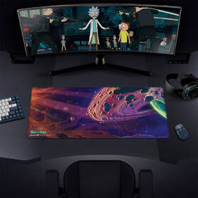 Podložka pod klávesnicu a myš FSH Rick and Morty Outer Space, XL fialová

 obrázok produktu 4 z 6