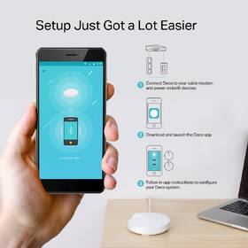 Kompletný Wi-Fi systém TP-Link Deco M5 (2 ks) biely

 obrázok produktu 4 z 6