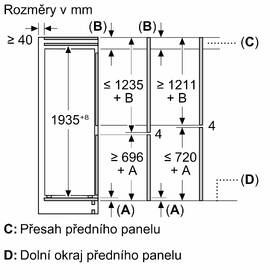 Chladnička s mrazničkou Bosch KBN96VFE0 XXL objem 

 obrázok produktu 11 z 16