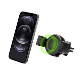 Držiak na mobil FIXED Roll 2 do mriežky ventilácie, bezdrôtové nabíjanie 15W čierny

 obrázok produktu 5 z 10
