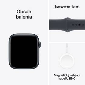 Inteligentné hodinky Apple GPS 44mm temne atramentový hliník - temne atramentový športový remienok - M/L 

 obrázok produktu 6 z 6