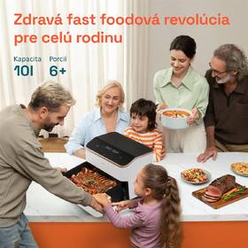 Fritéza teplovzdušná COSORI TF101S Dual Blaze TwinFry, 10 l biela

 obrázok produktu 27 z 33