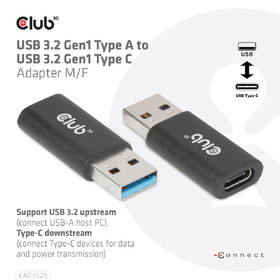 Redukcia Club3D USB-A/USB-C 3.2 (M/F) čierna

 obrázok produktu 2 z 4