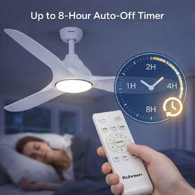 Ventilátor stropný Rohnson R-8152 biely

 obrázok produktu 6 z 12