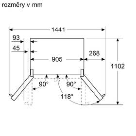 Americká chladnička Bosch KFF96PIEP ocel

 obrázok produktu 16 z 20