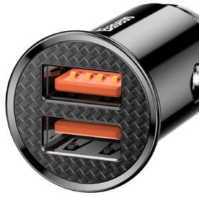 Adaptér do auta Baseus 2x USB, 30 W, QC 3.0 čierny

 obrázok produktu 3 z 5
