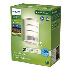 Nástenné svietidlo Philips Python, 2700 K nerez

 obrázok produktu 5 z 5
