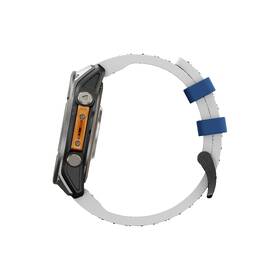 Remienok Cubenest Premium Silicone Garmin QuickFit Band 22mm biely/modrý

 obrázok produktu 4 z 5