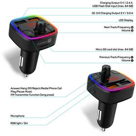 FM Transmitter Connect IT CarRGB čierny

 obrázok produktu 4 z 5