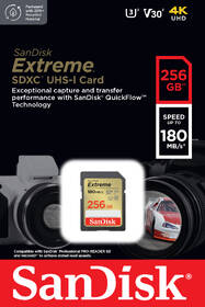 Pamäťová karta SANDISK 256GB UHS-I U3 (180R/130W) 

 obrázok produktu 1 z 1