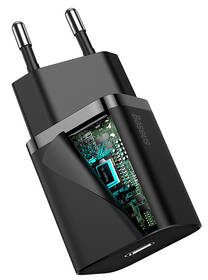 Nabíjačka do siete Baseus Super Si USB-C, 20 W, QC 3.0 čierna

 obrázok produktu 4 z 9