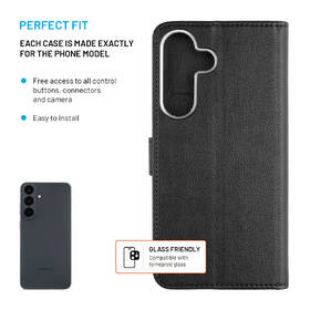 Puzdro na mobil flipové FIXED Opus na Samsung Galaxy S26 FE čierne

 obrázok produktu 2 z 9
