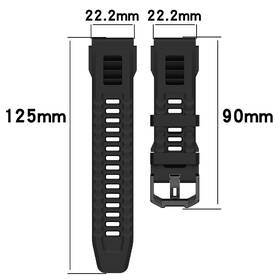 Remienok Amazfit Silikon pre Amazfit T-Rex Ultra modrý

 obrázok produktu 5 z 6