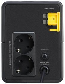 Záložný zdroj APC Easy UPS 900VA, 230V, AVR, Schuko zásuvky 

 obrázok produktu 3 z 5