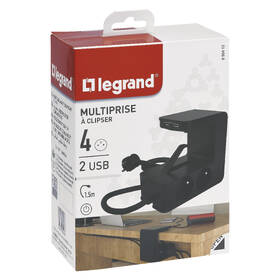 Kábel predlžovací Legrand 4x zásuvka, USB, 1,5m čierny

 obrázok produktu 7 z 7