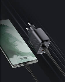 Nabíjačka do siete Voltme Revo 45 2xUSB-C 45W čierna

 obrázok produktu 2 z 2
