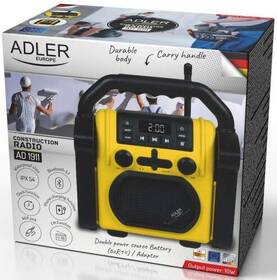 Rádioprijímač Adler AD1911 čierny/žltý

 obrázok produktu 4 z 6