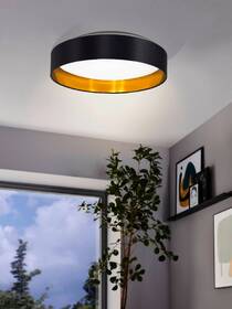 LED stropné svietidlo Eglo Maserlo 2 čierne/zlaté

 obrázok produktu 1 z 1