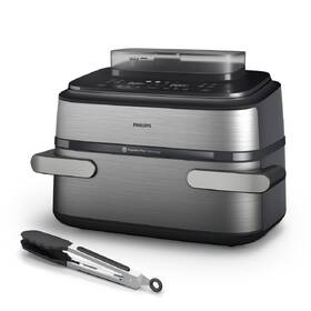 Fritéza teplovzdušná Philips s párou 9,5 l NA565/02 čierna/strieborná

 obrázok produktu 3 z 14