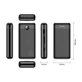 Powerbank YENKEE YPB 3018 18W, 30 000mAh čierny

 obrázok produktu 7 z 10