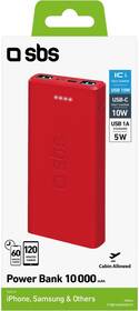 Powerbank SBS 2XUSB 2,1A 10K RED 

 obrázok produktu 1 z 1