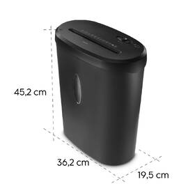 Skartovač Hama Safe X120, krížový rez, 12 listov, P4 čierny

 obrázok produktu 3 z 4