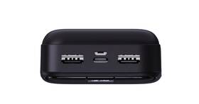 Powerbank C-Tech 20000 mAh, Li-Pol, 22,5W, USB-C/USB-A/micro USB čierny

 obrázok produktu 2 z 5