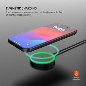 Bezdrôtová nabíjačka FIXED MagPad Slim s Qi2, MagSafe, 15W čierna

 obrázok produktu 2 z 11
