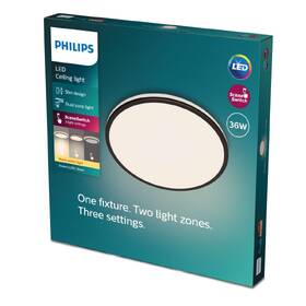 LED stropné svietidlo Philips Ozziet CL570, Slim, 36W, teplá biela čierne

 obrázok produktu 2 z 2
