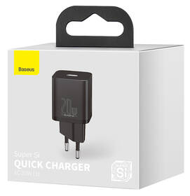 Nabíjačka do siete Baseus Super Si USB-C, 20 W, QC 3.0 čierna

 obrázok produktu 9 z 9