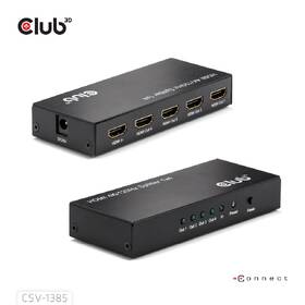 HDMI rozbočovač Club3D 4 porty HDMI, 4K120Hz čierny

 obrázok produktu 2 z 9