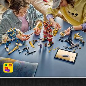 Stavebnica LEGO® NINJAGO® 71870 Dvojica titánskych robotov 

 obrázok produktu 6 z 8