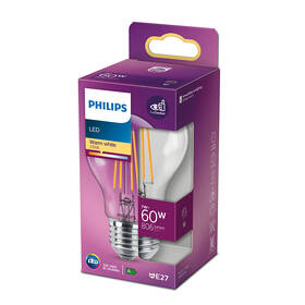 LED žiarovka Philips klasik, 7W, E27, teplá biela 

 obrázok produktu 2 z 2