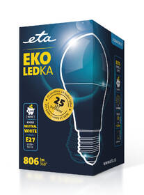 LED žiarovka ETA EKO LEDka klasik 8,5 W, E27, neutrálna biela 

 obrázok produktu 3 z 3