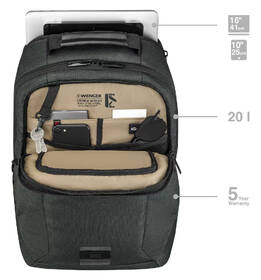 Batoh na notebook Wenger MX Eco Professional 16" sivý

 obrázok produktu 10 z 12