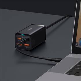 Nabíjačka do siete Baseus GaN3, 2x USB-A, 2x USB-C 100W čierna

 obrázok produktu 9 z 15