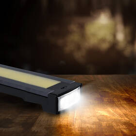 Lampáš Solight WM20, Pracovná nabíjacia LED lampa, 500lm + 70lm, COB, Li-Ion, USB čierna/oranžová

 obrázok produktu 9 z 10