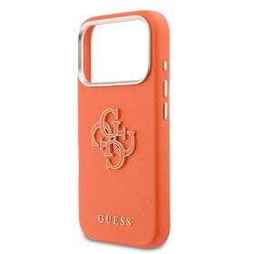 Kryt na mobil Guess PU Resin Logo na Apple iPhone 17 Pro Max oranžový

 obrázok produktu 4 z 5