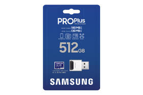Pamäťová karta Samsung 512GB UHS-I U3 (180R/130W) + USB adaptér 

 obrázok produktu 5 z 5