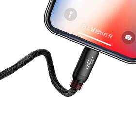 Kábel Baseus 3v1 USB/microUSB+Lightning+USB-C, 3,5A, 1,2m čierny

 obrázok produktu 4 z 6