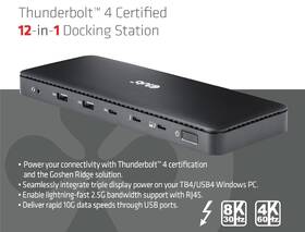 Dokovacia stanica Club3D Thunderbolt 4, 12v1 čierna

 obrázok produktu 4 z 6