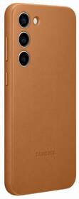Kryt na mobil Samsung Leather na Galaxy S23+ hnedý

 obrázok produktu 2 z 5