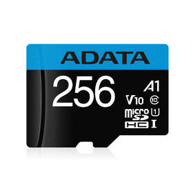 Pamäťová karta ADATA Premier MicroSDHC 256GB UHS-I (85R/20W) + adaptér 

 obrázok produktu 1 z 1