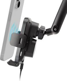 Držiak na mobil SBS Clamp Charge s bezdrôtovým nabíjaním 15 W čierny

 obrázok produktu 2 z 2