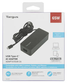 Sieťový adaptér Targus 65W USB-C PD Charger čierny

 obrázok produktu 4 z 4