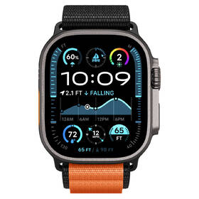 Remienok Spigen Fabric na Apple Watch 49/46/45/44mm čierny/oranžový

 obrázok produktu 2 z 15